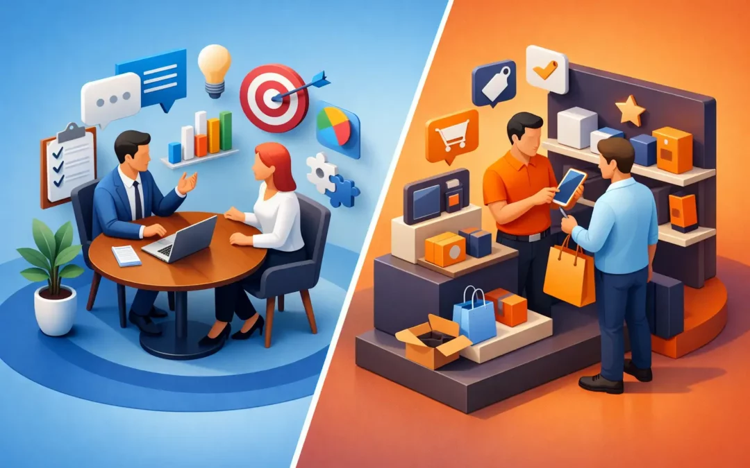 Consultative selling versus productverkoop